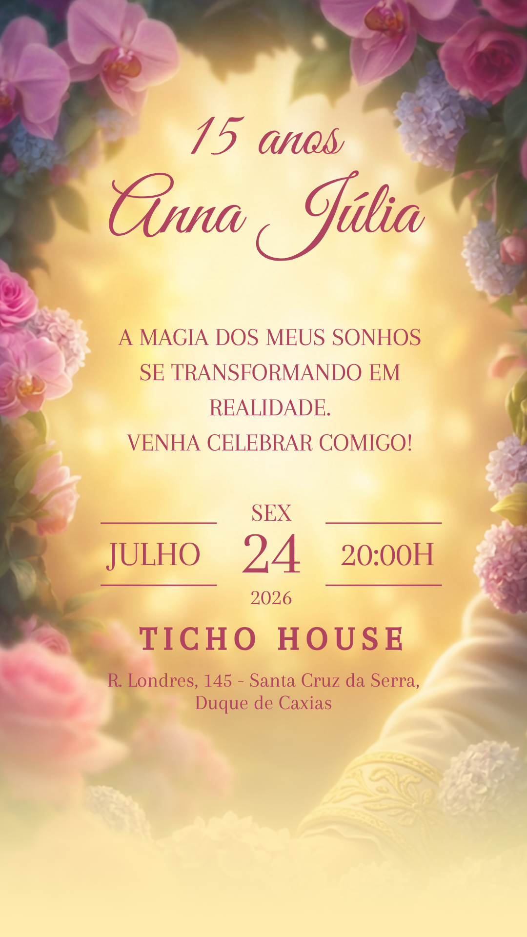 Convite Anna Júlia